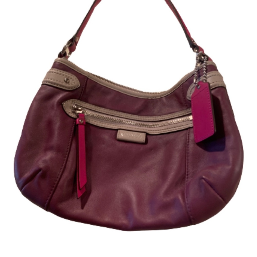 Coach leather “spectator” purse